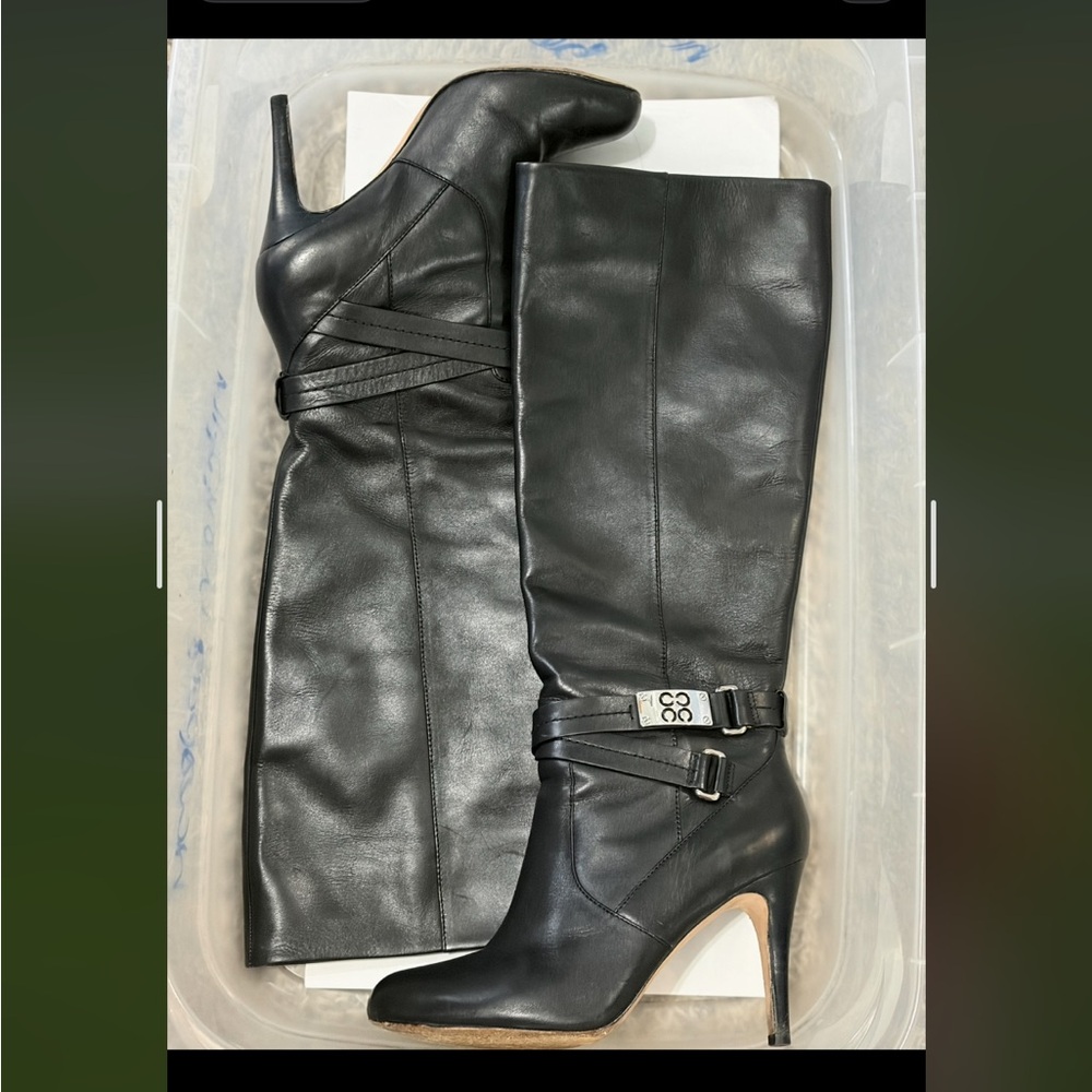 Coach Black knee high boots